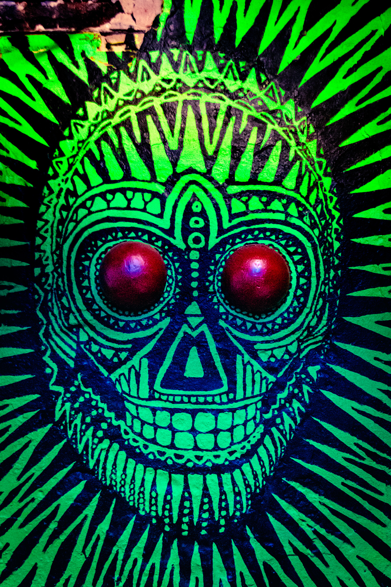 Neon Skull